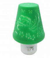 Светильник ночник "Светильник зеленый" Camelion NL-196 220В с выкл картинка 